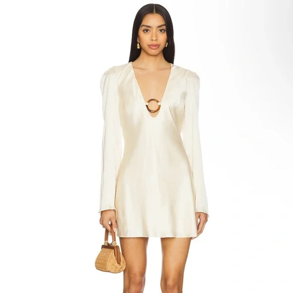 Stone Cold Fox Dresses | X Revolve Bobby Mini Dress In Ivory Stone Cold Fox | Color: White | Size: M | Loganleamm's Closet